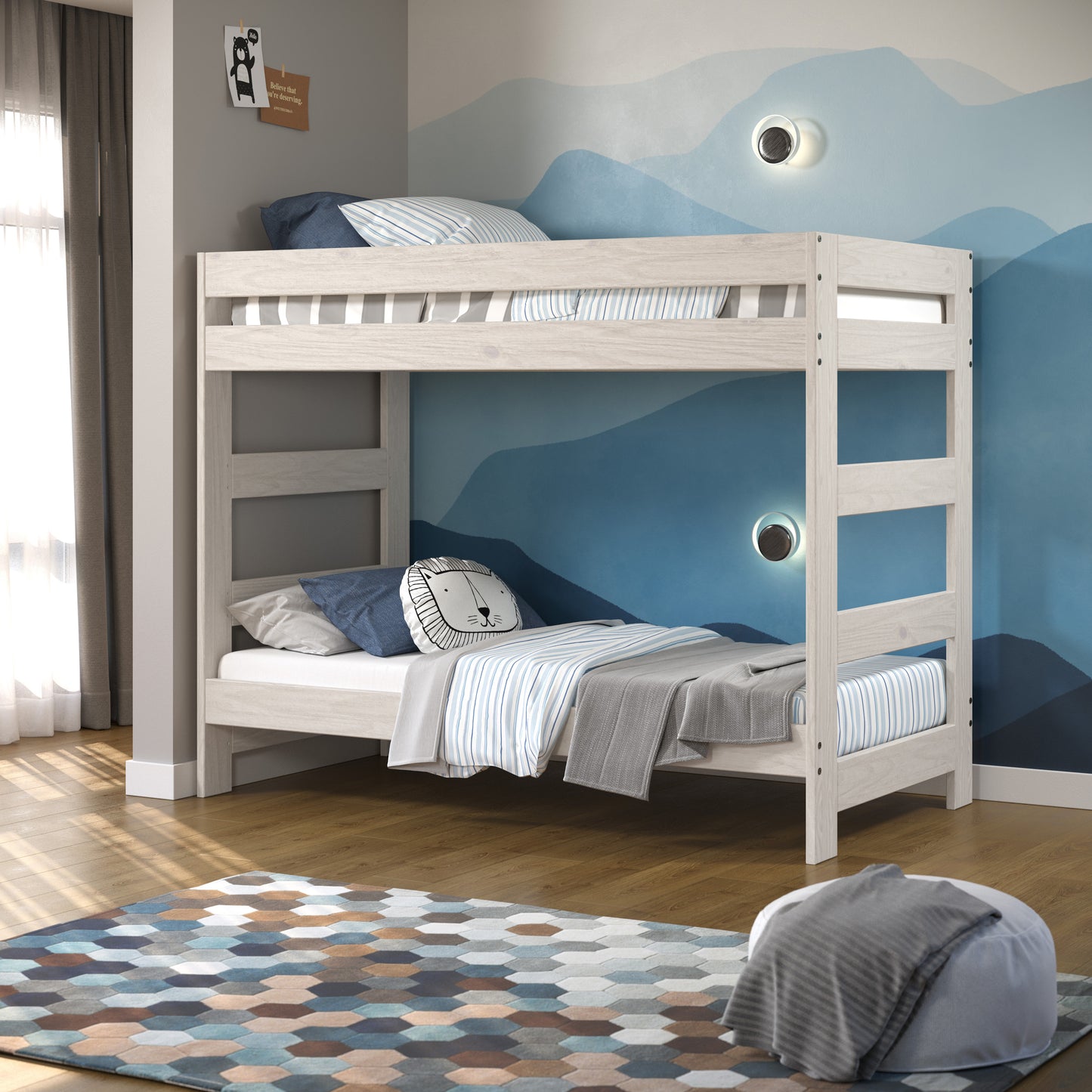 11X – Brookwood Double Twin One-Piece Bunk Bed