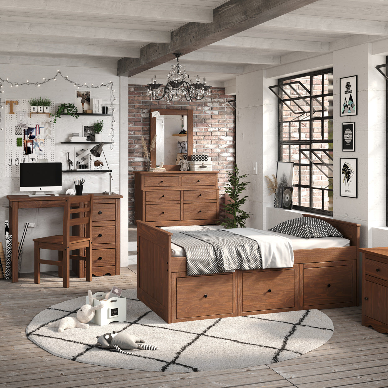 91X – Heartland Twin Captain Bed